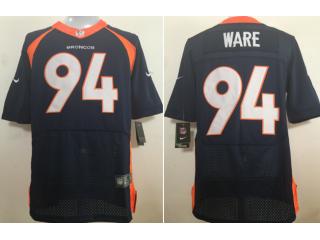 Denver Broncos 94 DeMarcus Ware Elite Football Jersey Navy Blue