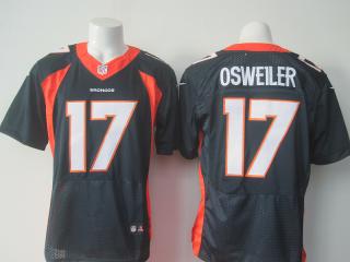 Denver Broncos 17 Brock Osweiler Elite Football Jersey Navy Blue