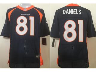 Denver Broncos 81 Owen Daniels Elite Football Jersey Navy Blue