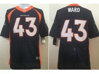 Denver Broncos 43 T. J. Ward Elite Football Jersey Navy Blue