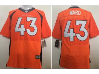 Denver Broncos 43 T. J. Ward Elite Football Jersey Orange