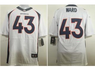 Denver Broncos 43 T. J. Ward Elite Football Jersey White