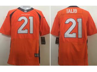 Denver Broncos 21 Aqib Talib Elite Football Jersey Orange