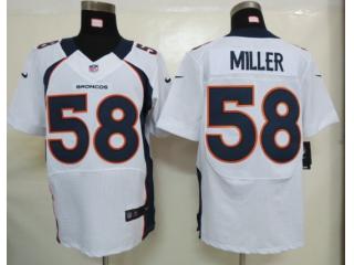 Denver Broncos 58 Von Miller Elite Football Jersey White