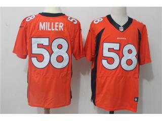 Denver Broncos 58 Von Miller Elite Football Jersey Orange