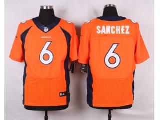 Denver Broncos 6 Mark Sanchez Elite Football Jersey Orange
