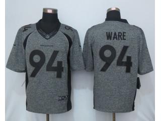 Denver Broncos 94 DeMarcus Ware Stitched Gridiron Gray Limited Jersey