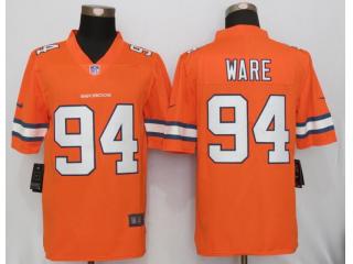 Denver Broncos 94 DeMarcus Ware Navy Orange Color Rush Limited Jersey