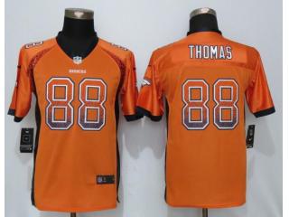 Youth Denver Broncos 88 Demaryius Thomas Drift Fashion Orange Elite Jersey