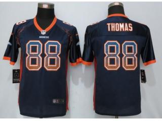 Youth Denver Broncos 88 Demaryius Thomas Drift Fashion Blue Elite Jersey