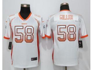 Youth Denver Broncos 58 Von Miller Drift Fashion White Elite Jersey