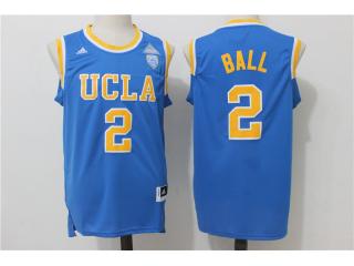2017 Branch bear UCLA Bruins 2 Lonzo Ball College Basketball Jersey Blue
