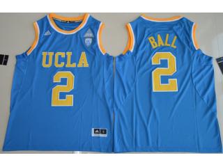2017 UCLA Bruins 2 Lonzo Ball College Basketball Authentic Jersey Blue