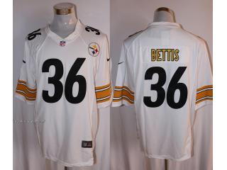 Pittsburgh Steelers 36 Jerome Bettis White Limited Jersey