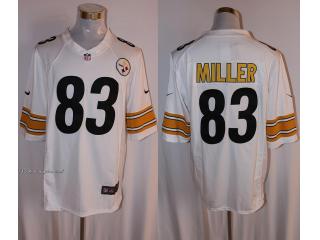 Pittsburgh Steelers 83 Heath Miller White Limited Jersey