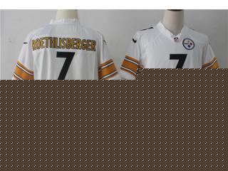 Pittsburgh Steelers 7 Ben Roethlisberger White Limited Jersey