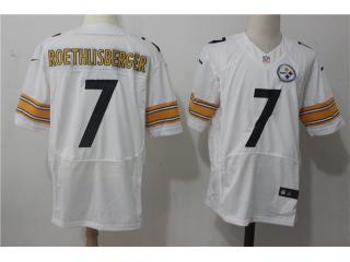 Pittsburgh Steelers 7 Ben Roethlisberger Elite Football Jersey White