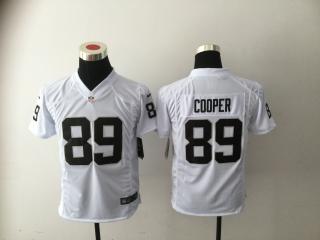 Youth Oakland Raiders 89 Amari Cooper Football Jersey White