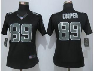 Women Oakland Raiders 89 Amari Cooper Impact Limited Black Jersey