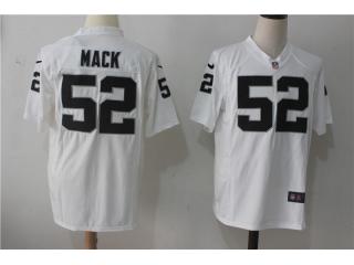 Oakland Raiders 52 Khalil Mack Football Limited Jersey White