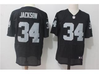 Oakland Raiders 34 Bo Jackson Elite Football Jersey Black