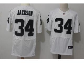 Oakland Raiders 34 Bo Jackson Elite Football Jersey White