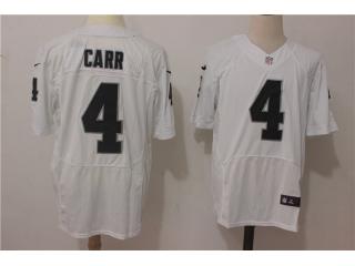 Oakland Raiders 4 Derek Carr Elite Football Jersey White