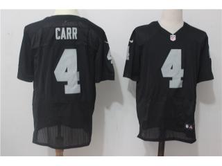 Oakland Raiders 4 Derek Carr Elite Football Jersey Black