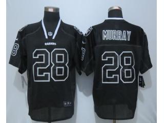 Oakland Raiders 28 Latavius Murray Lights Out Black Elite Jersey