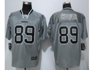 Oakland Raiders 89 Amari Cooper Lights Out Gray Elite Jerseyte Jersey