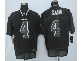 Oakland Raiders 4 Derek Carr Lights Out Black Elite Jersey