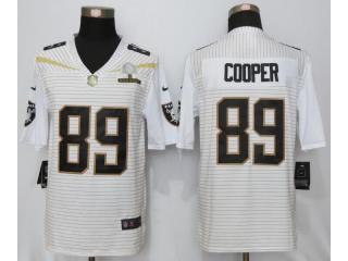 Oakland Raiders 89 Amari Cooper 2016 Pro Bowl White Elite Jersey