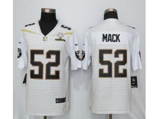 Oakland Raiders 52 Khalil Mack 2016 Pro Bowl White Elite Jersey