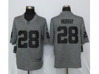 Oakland Raiders 28 Latavius Murray Stitched Gridiron Gray Limited Jersey