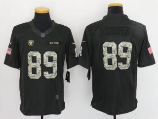 Oakland Raiders 89 Amari Cooper Anthracite Salute To Service Limited Jersey