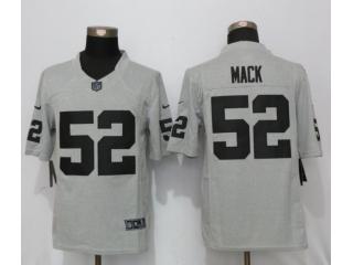 Oakland Raiders 52 Khalil Mack Gridiron Gray II Limited Jersey