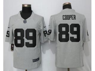 Oakland Raiders 89 Amari Cooper Gridiron Gray II Limited Jersey