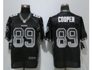 Oakland Raiders 89 Amari Cooper Drift Fashion Black Elite Jersey