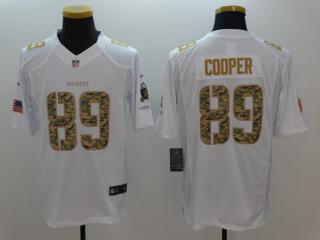 Oakland Raiders 89 Amari Cooper Football Jersey White Camo word