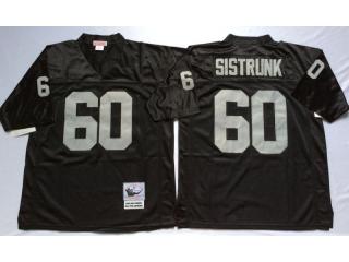 Oakland Raiders 60 otis sistrunk Football Jersey Black Retro