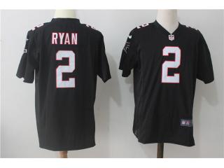 Atlanta Falcons 2 Matt Ryan Football Jersey Black Fan Edition