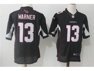 Arizona Cardinals 13 Kurt Warner Elite Football Jersey Black