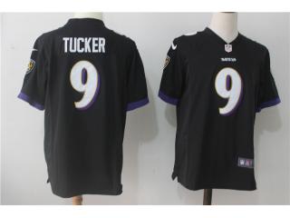 Baltimore Ravens 9 Justin Tucker Football Jersey Black Fan Edition