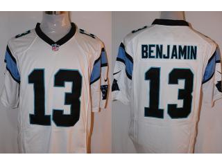 Carolina Panthers 13 Kelvin Benjamin Football Jersey White Fan Edition