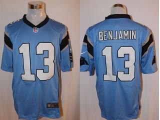 Carolina Panthers 13 Kelvin Benjamin Football Jersey Blue Fan Edition