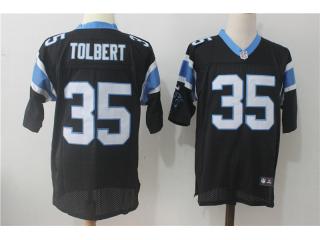 Carolina Panthers 35 Mike Tolbert Elite Football Jersey Black