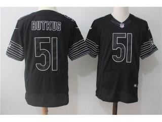 Chicago Bears 51 Dick Butkus Elite Football Jersey Black