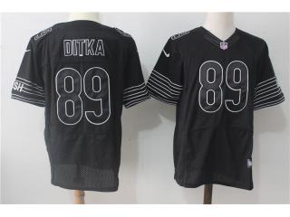 Chicago Bears 89 Ditka Elite Football Jersey Black