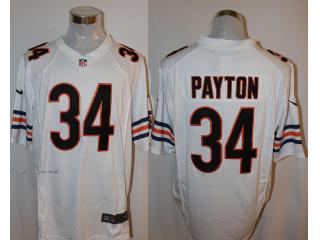 Chicago Bears 34 Walter Payton Football Jersey White Fan Edition