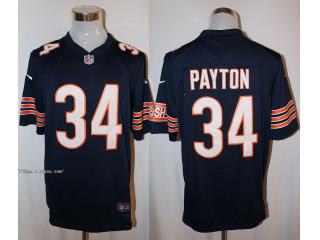 Chicago Bears 34 Walter Payton Football Jersey Navy Blue Fan Edition
